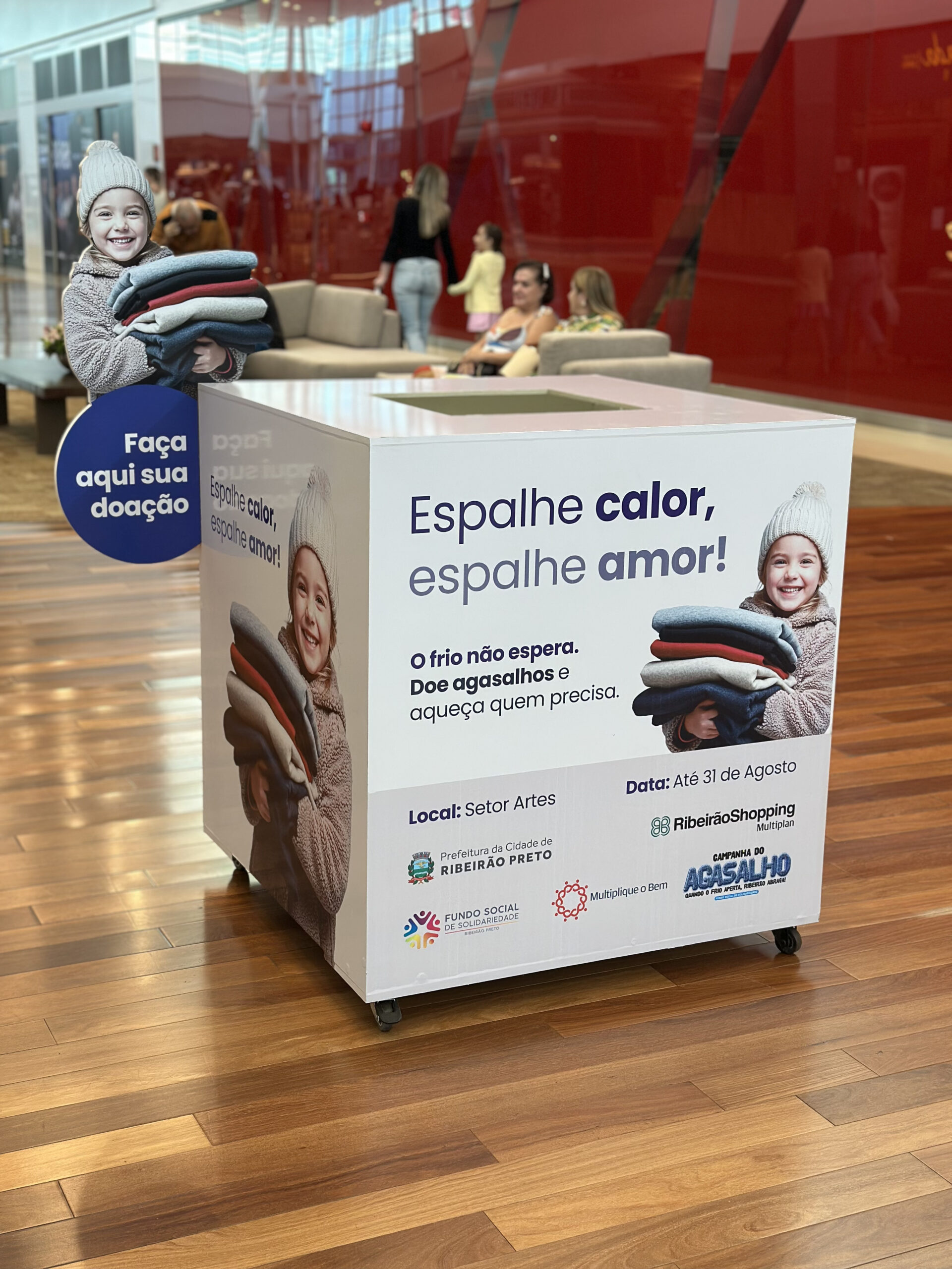 RibeirãoShopping e ShoppingSantaÚrsula se unem em campanha do agasalho