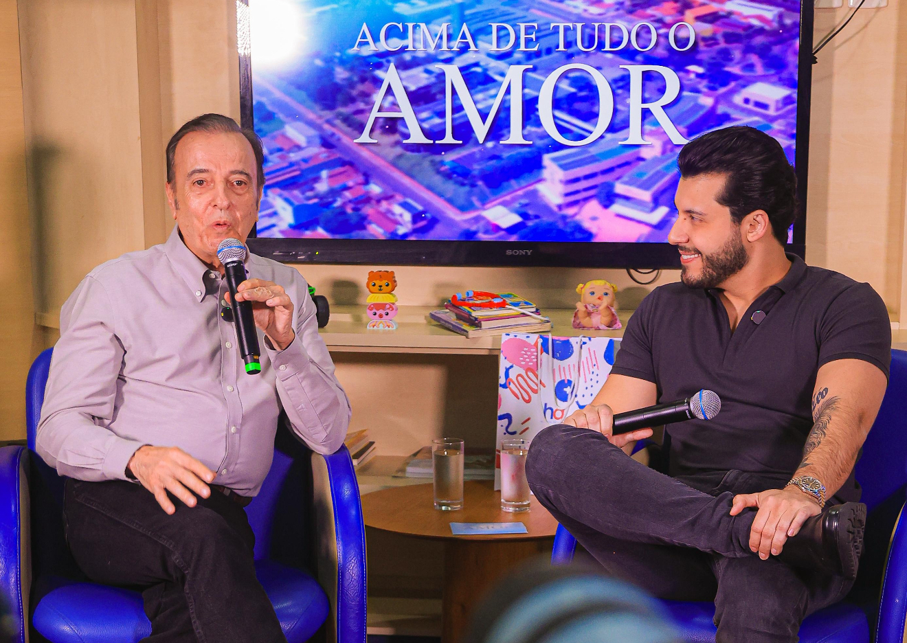 Murilo Huff visita o Hospital de Amor em Barretos e anuncia show beneficente em prol da instituição no dia 5 de junho