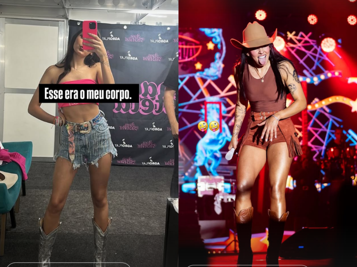 Ana Castela compartilha evolução após sete meses de treino e motiva fãs: “Se eu consegui, você também consegue”