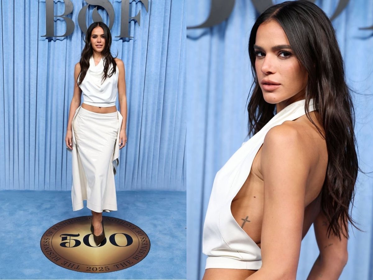 Bruna Marquezine encanta em Paris com visual elegante no Business of Fashion 500