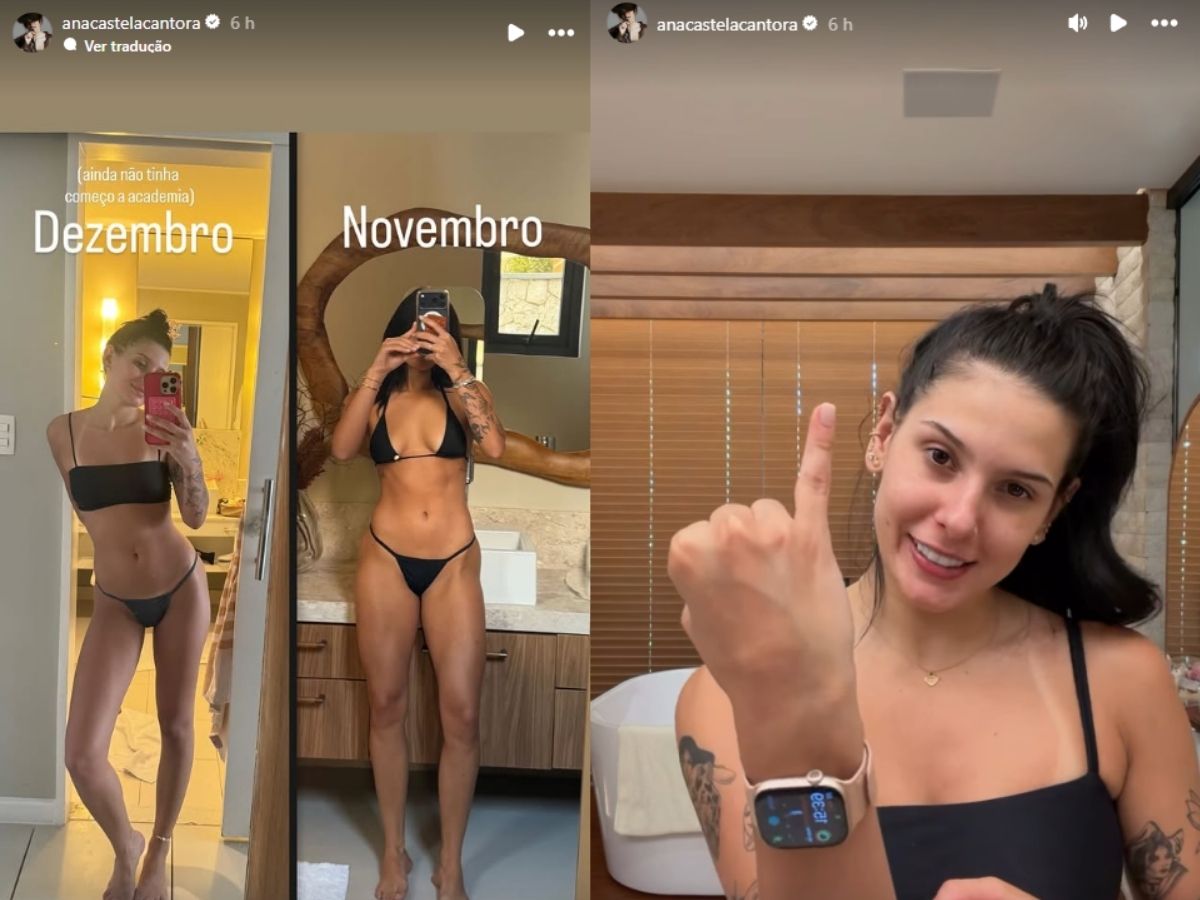 Ana Castela exibe transformação após quase um ano de treinos e fala sobre desafios na rotina