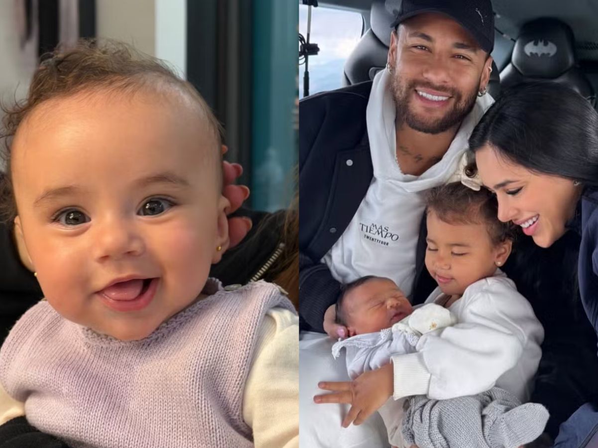 Mel, filha de Neymar e Bruna Biancardi, encanta em novas fotos e conquista a web