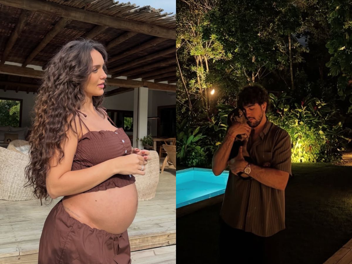 Rafa Kalimann exibe barrigão em viagem à Bahia e celebra reta final da gravidez