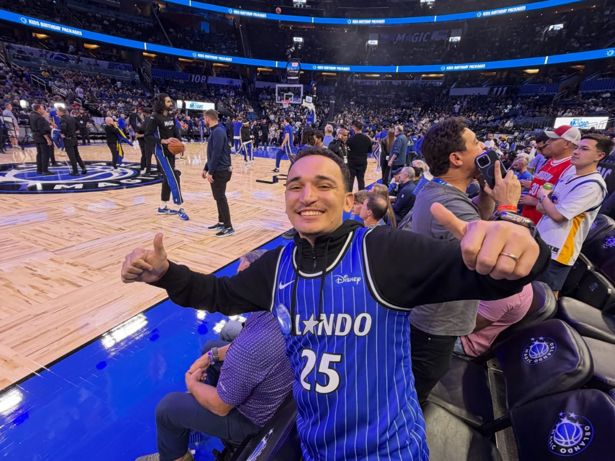 João Gomes realiza experiência inesquecível ao assistir partida da NBA nos EUA
