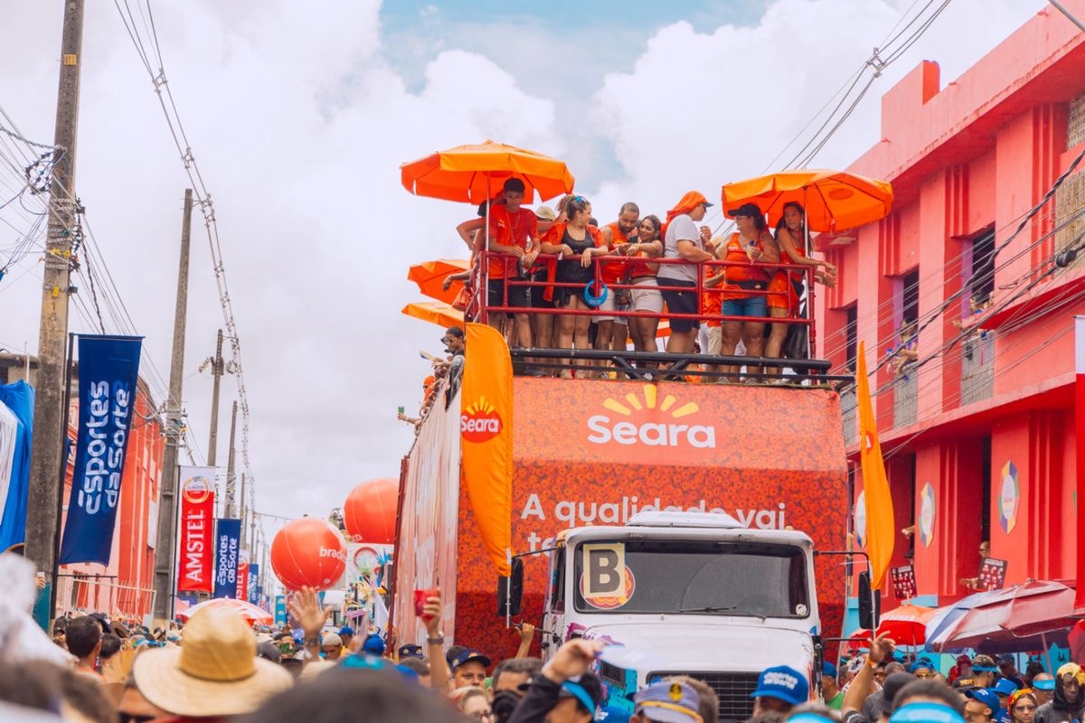 Seara transforma o Galo da Madrugada em uma grande festa de sabores