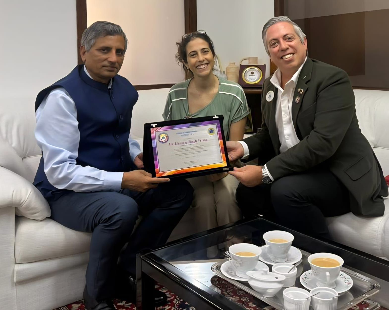 Distrito LC-2 fortalece relações institucionais com o Consulado Geral da Índia em São Paulo